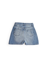 Cargo Pockets Short - Light Denim