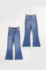 Girls Trendy Flare  Jeans