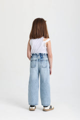 Cloud Wash High Rise Jeans
