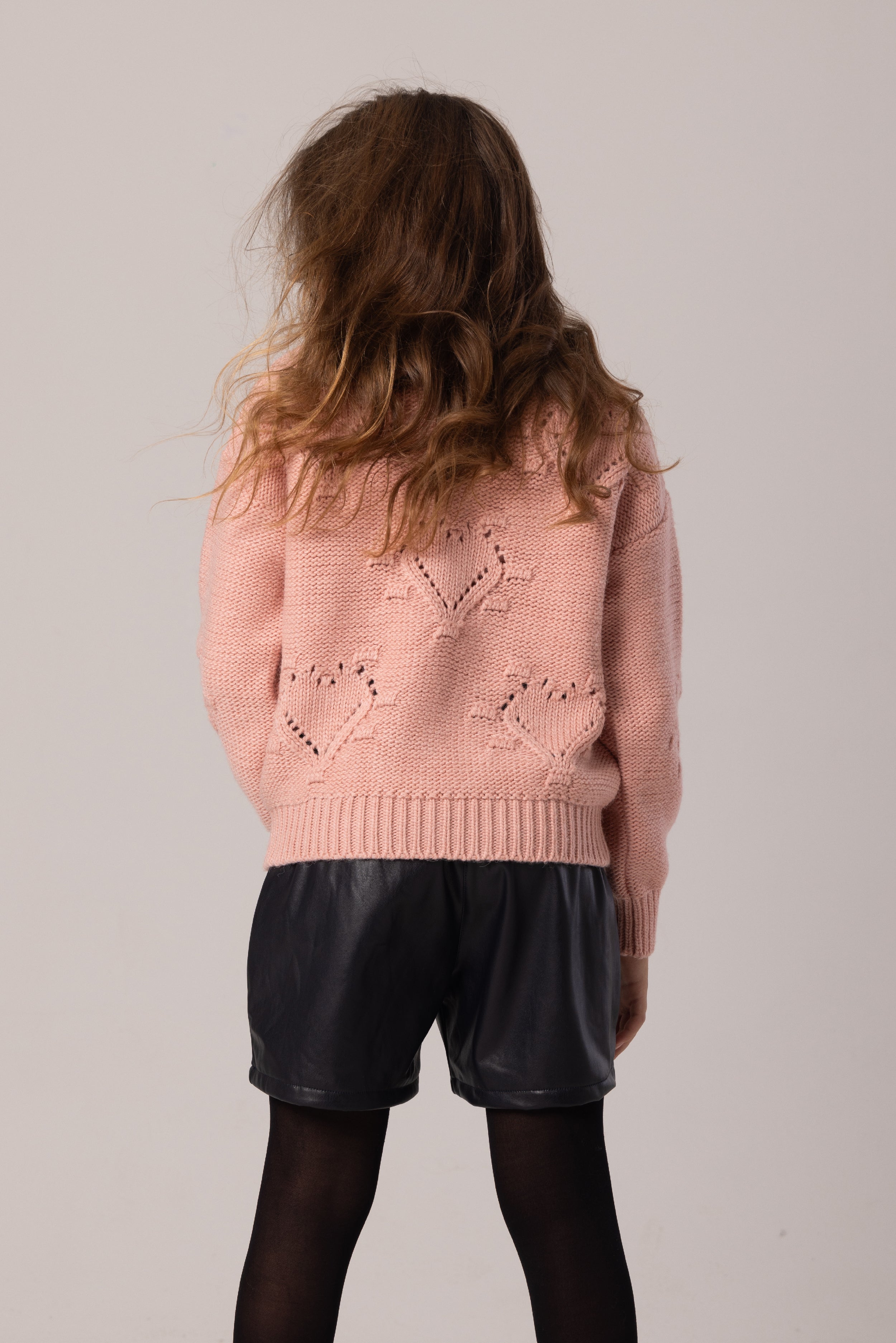 Heart Knitted Pullover