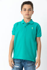 Green Polo Basic T-shirt