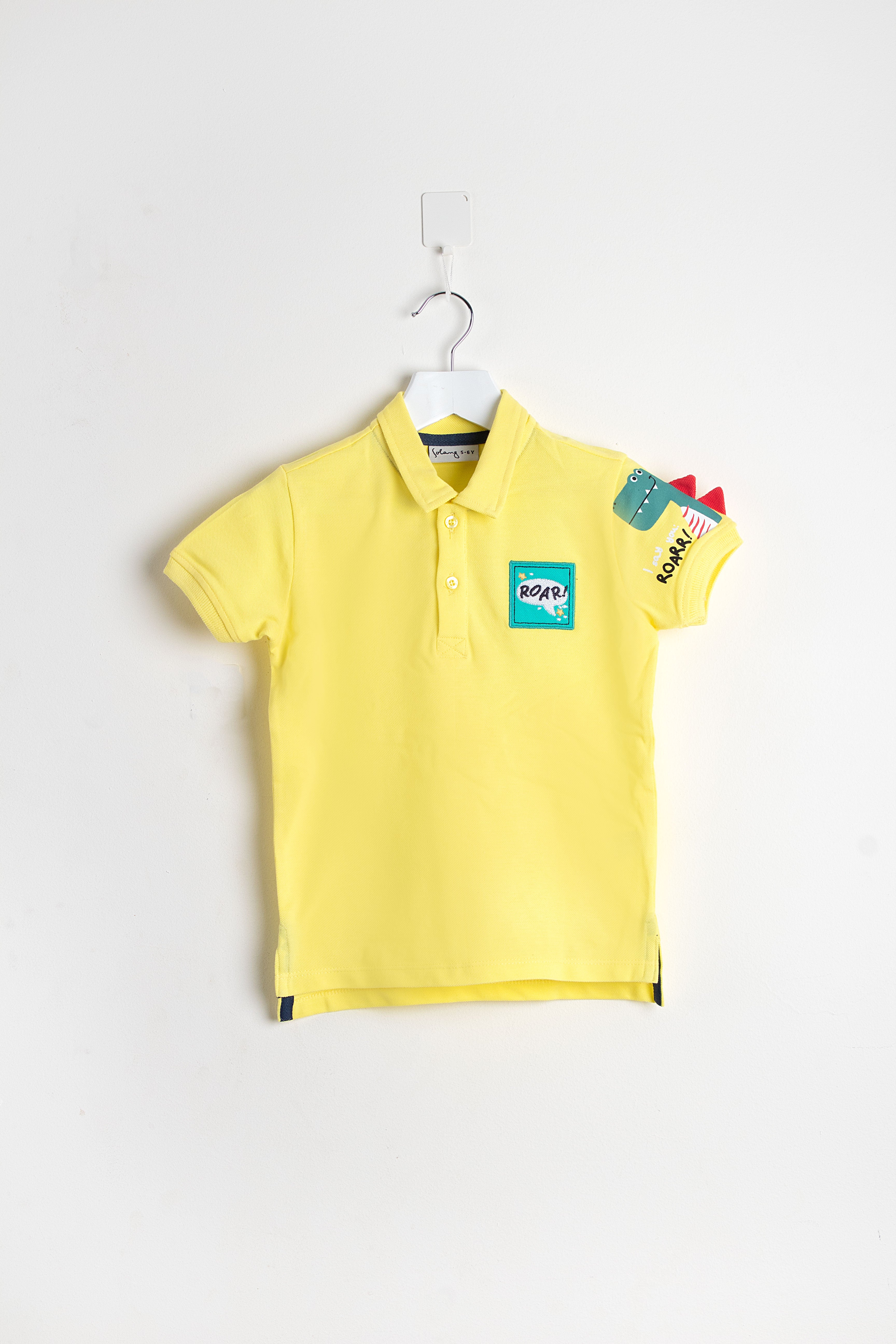 Roar with Dino Sleeve Polo