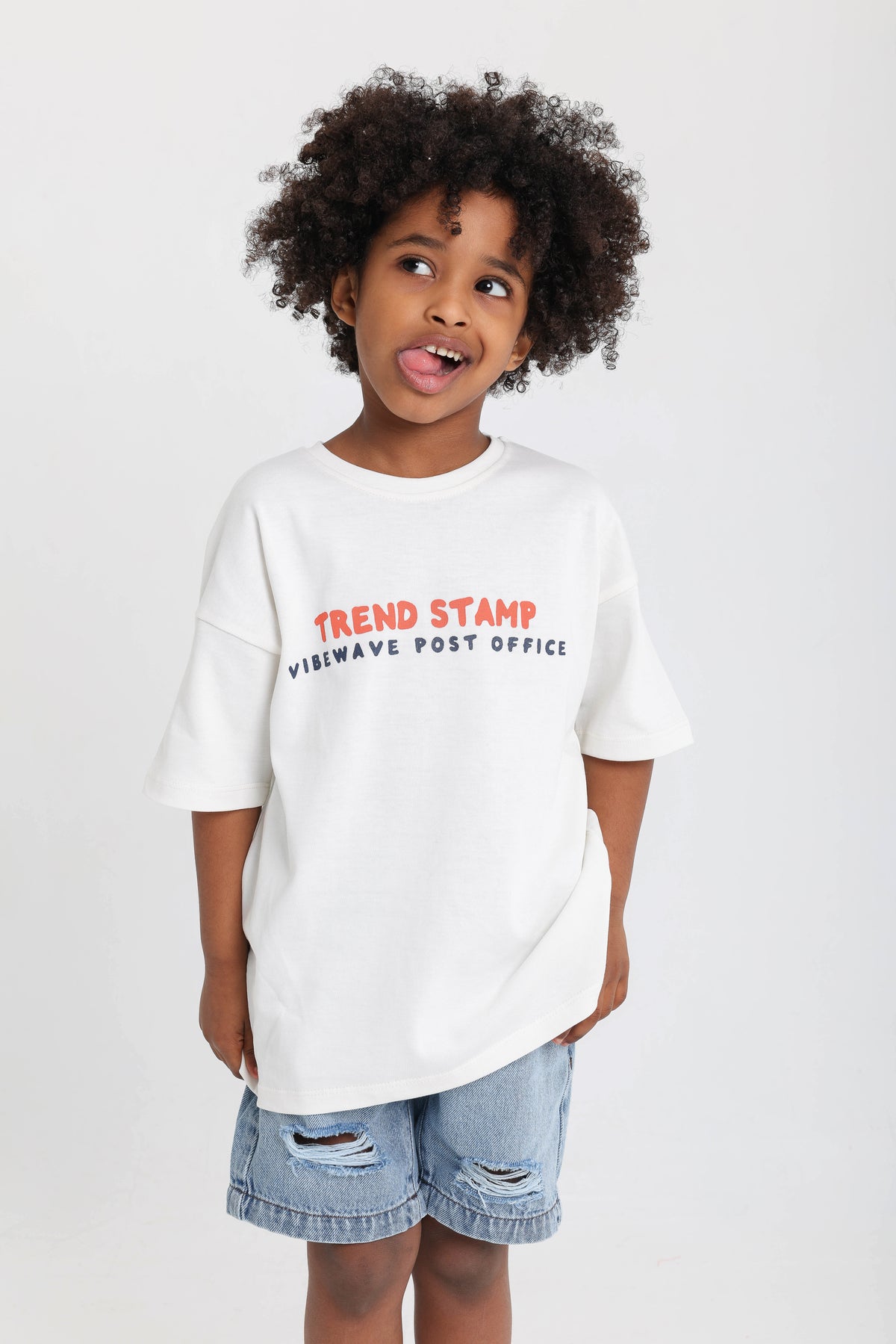 Vibe Waves T-shirt - Offwhite