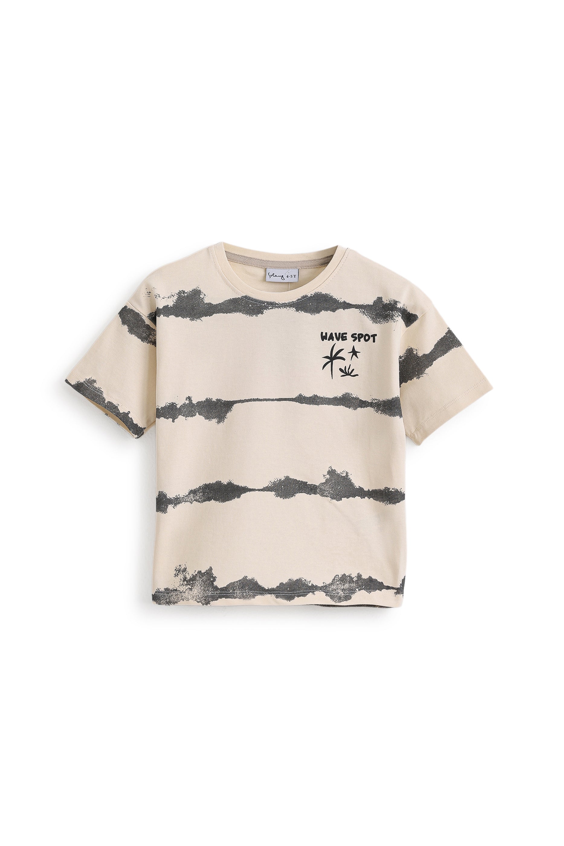 Wave Spot T-shirt - Beige