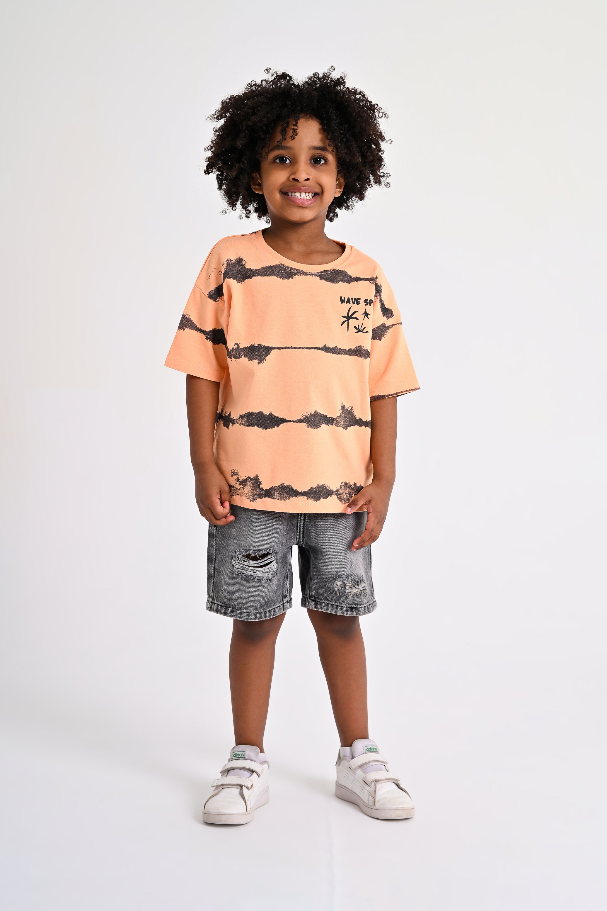 Wave Spot T-shirt - Orange