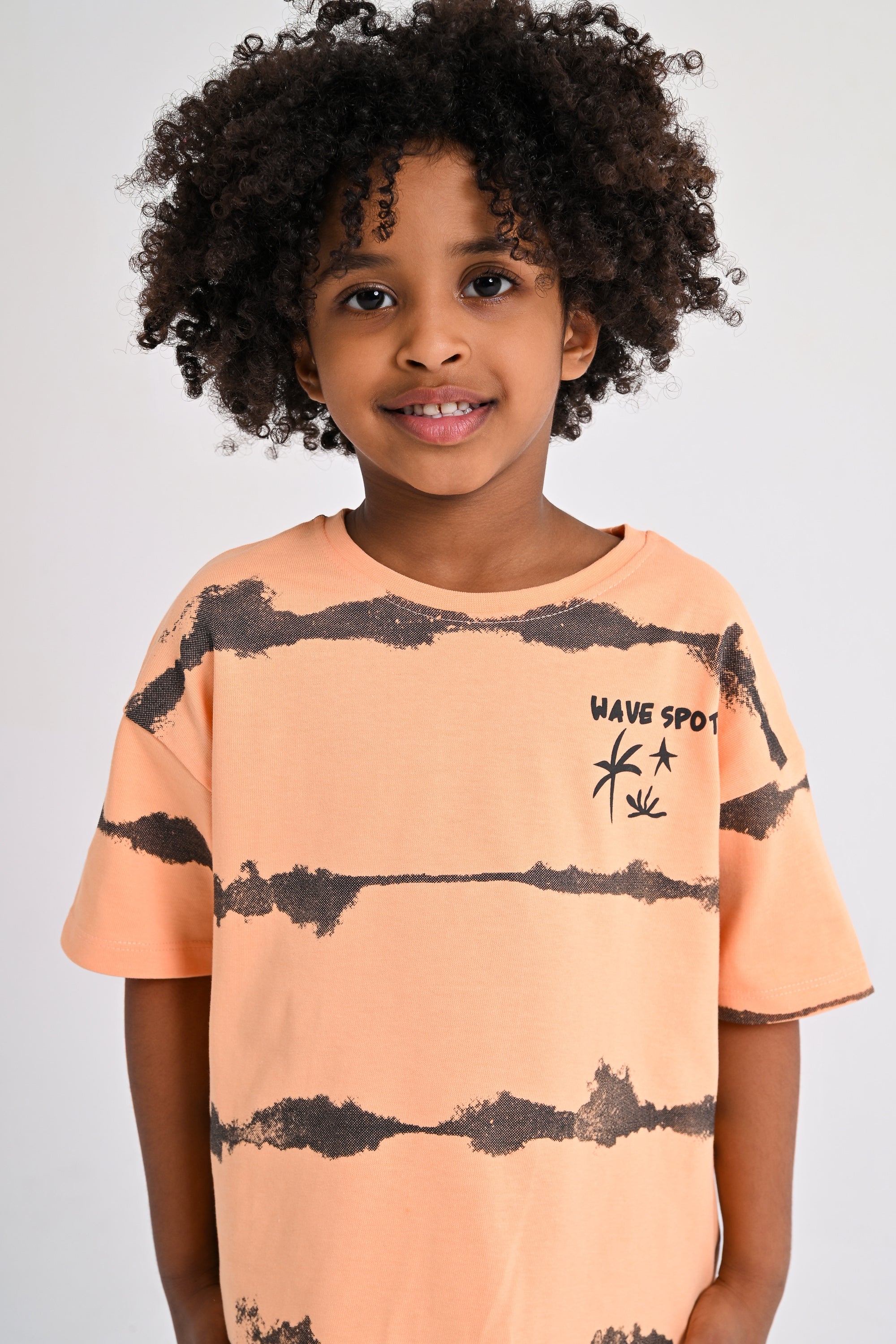 Wave Spot T-shirt - Orange