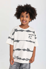 Wave Spot T-shirt - Beige