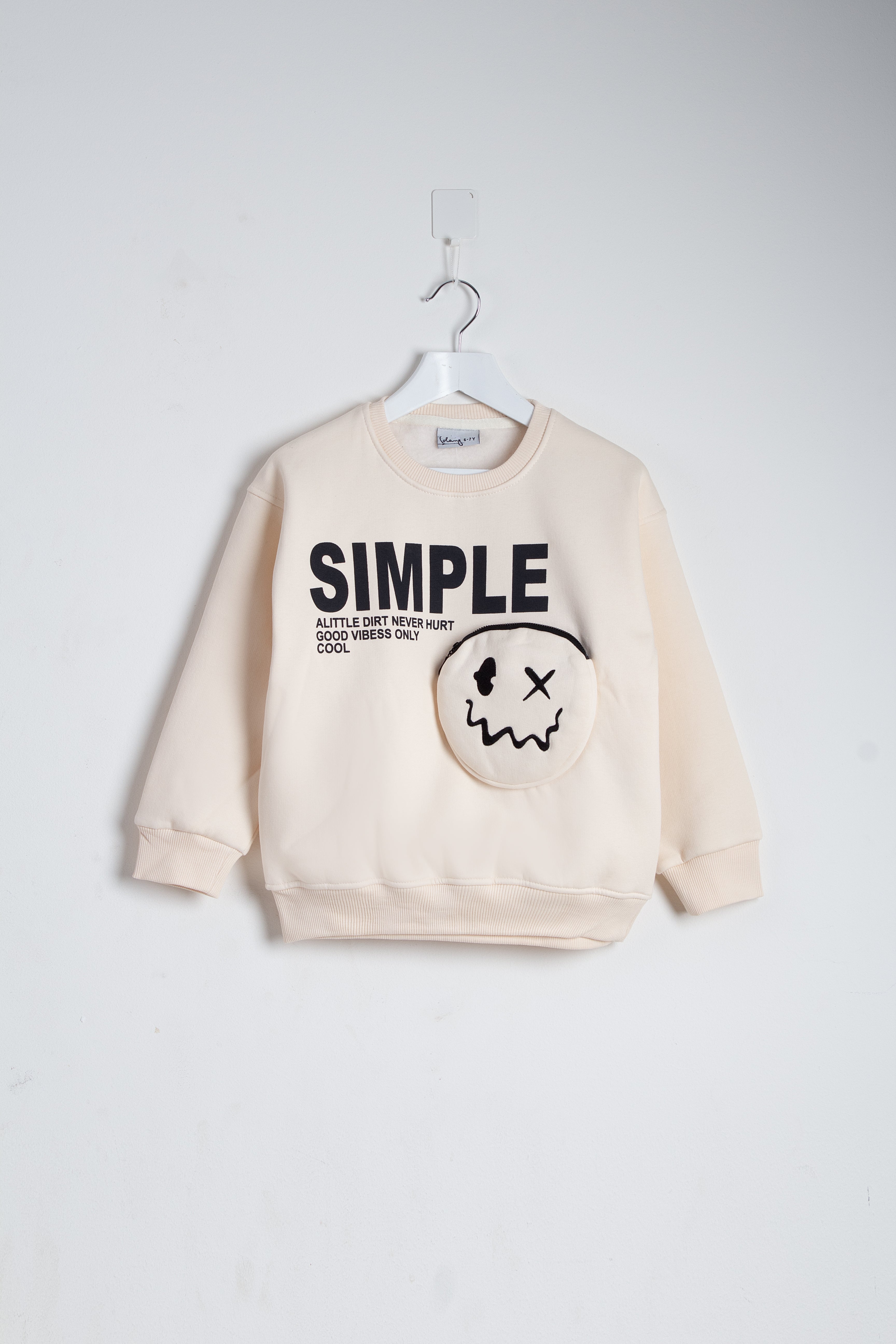 Simple Good Vibes Only Sweatshirt