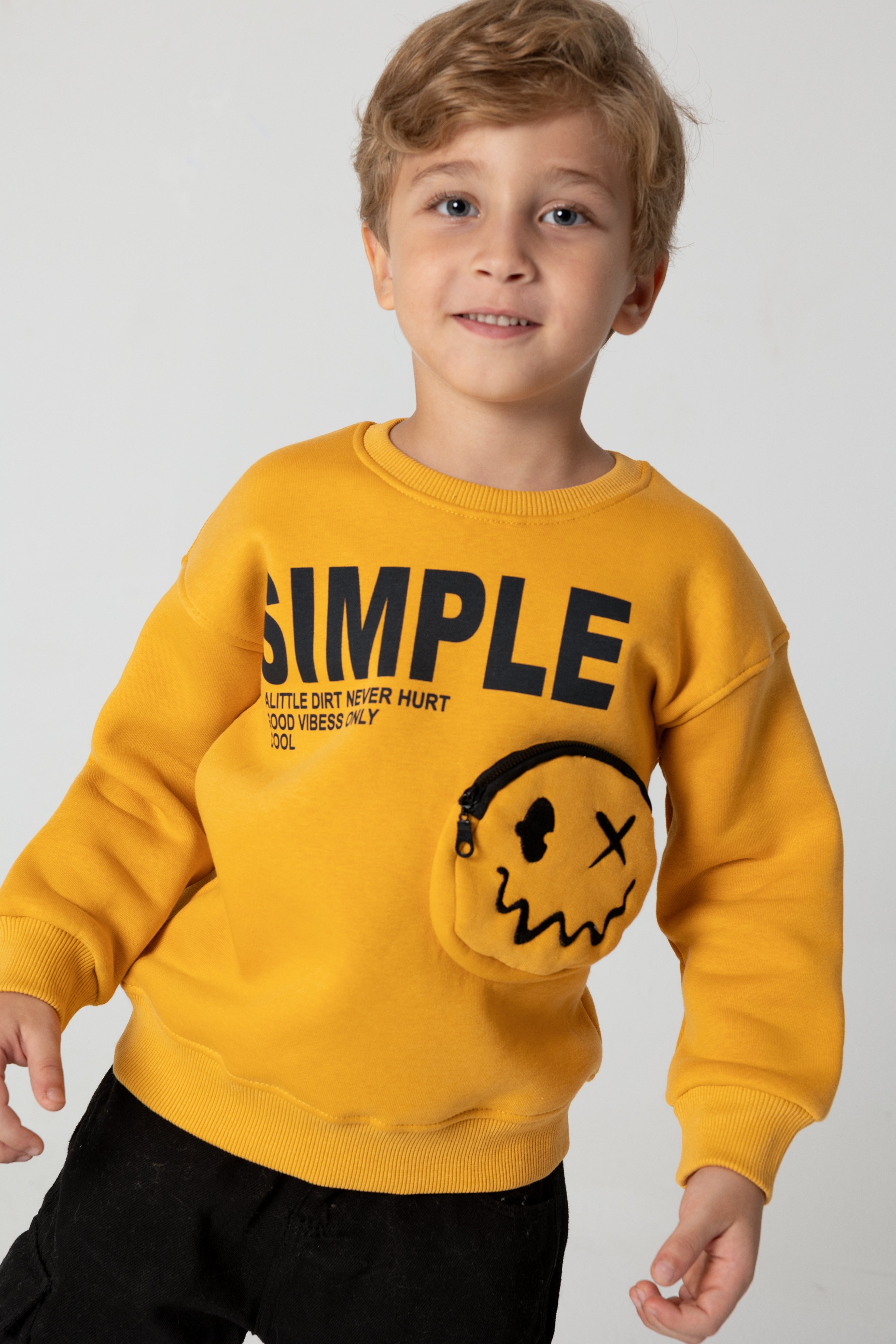 Simple Good Vibes Only Sweatshirt