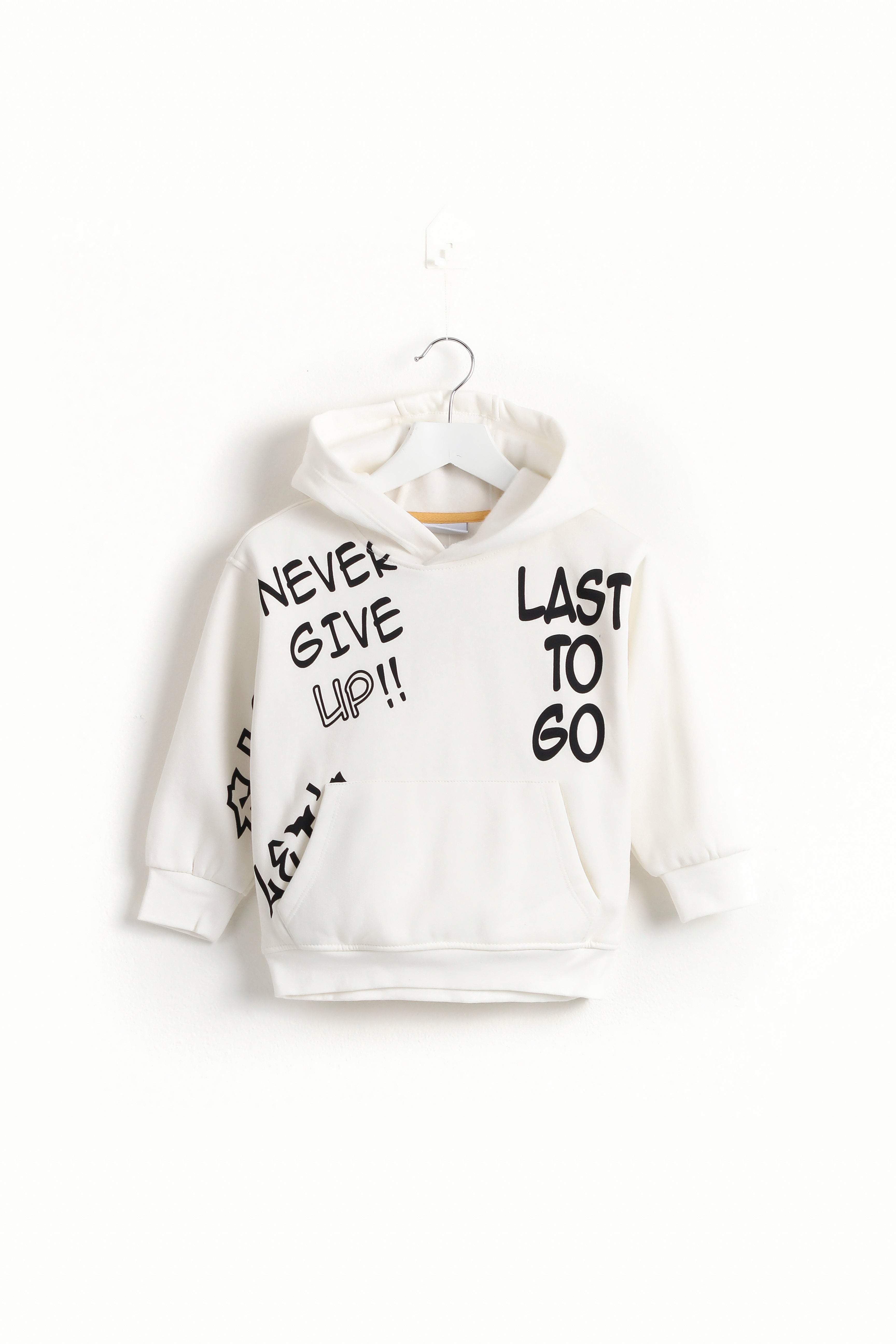 Last To GO  Offwhite Sweetshirt