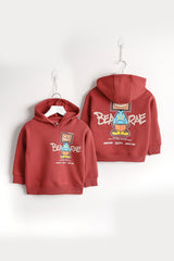BEAR-REA Square Face Maroon  Sweatshirt