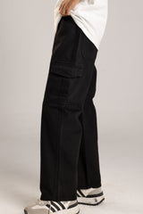 Gabardine Baggie Pants