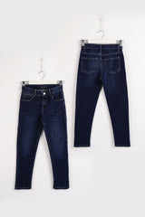 Slim Fit Boys Dark Jeans