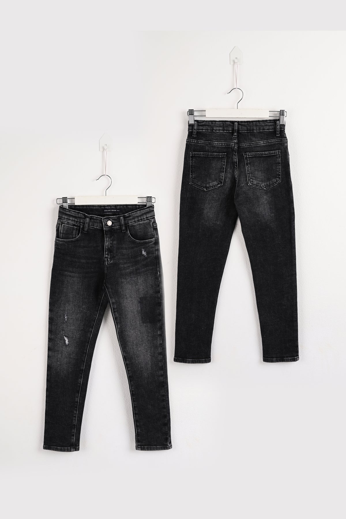 Faded Wash Light Blue Denim Jeans