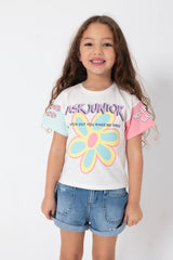 Ask Junior Flower T-shirt