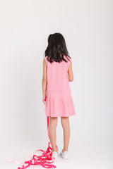 Sleeveless Polo Pink Dress
