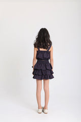 Floral Ruffle Skirt Set