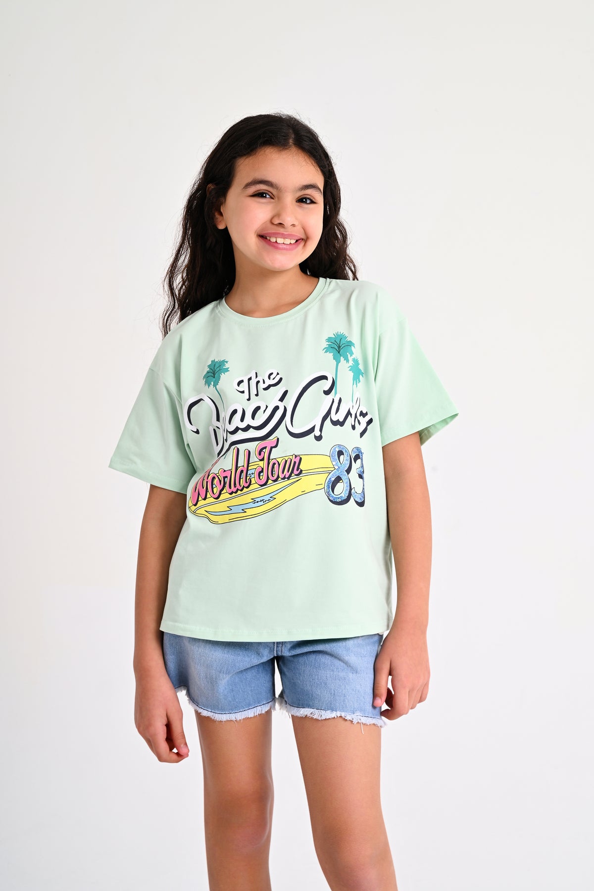 Beach V-Back T-shirt - Kiwi