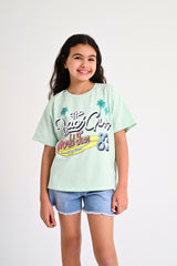 Beach V-Back T-shirt - Kiwi