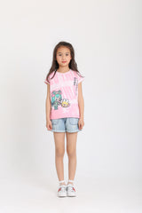 Happy Friends T-shirt -Pink