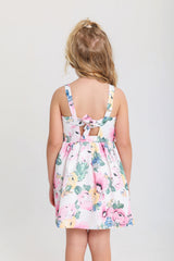 Summer Flowers Bow Dress