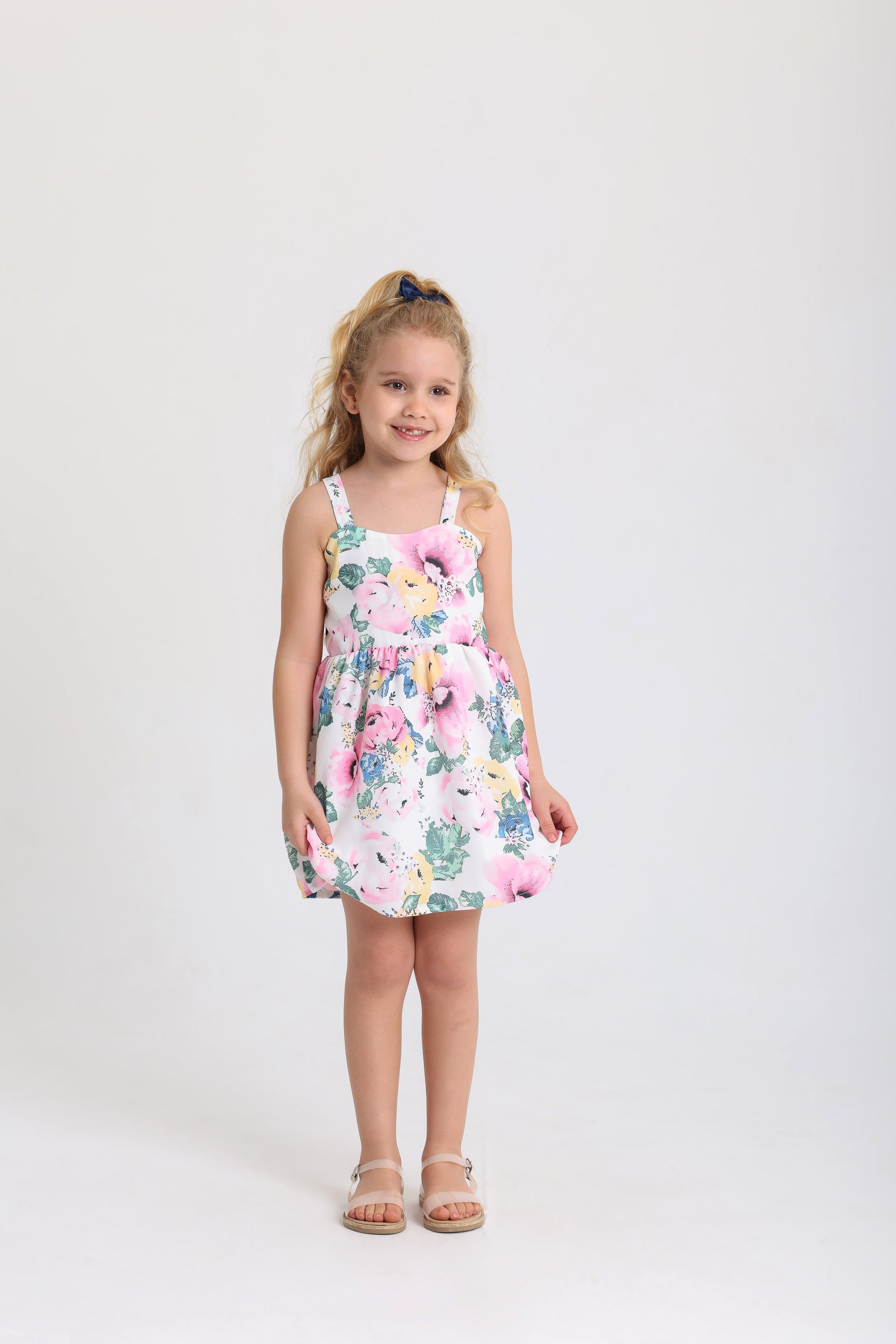 Summer Flowers Bow Dress