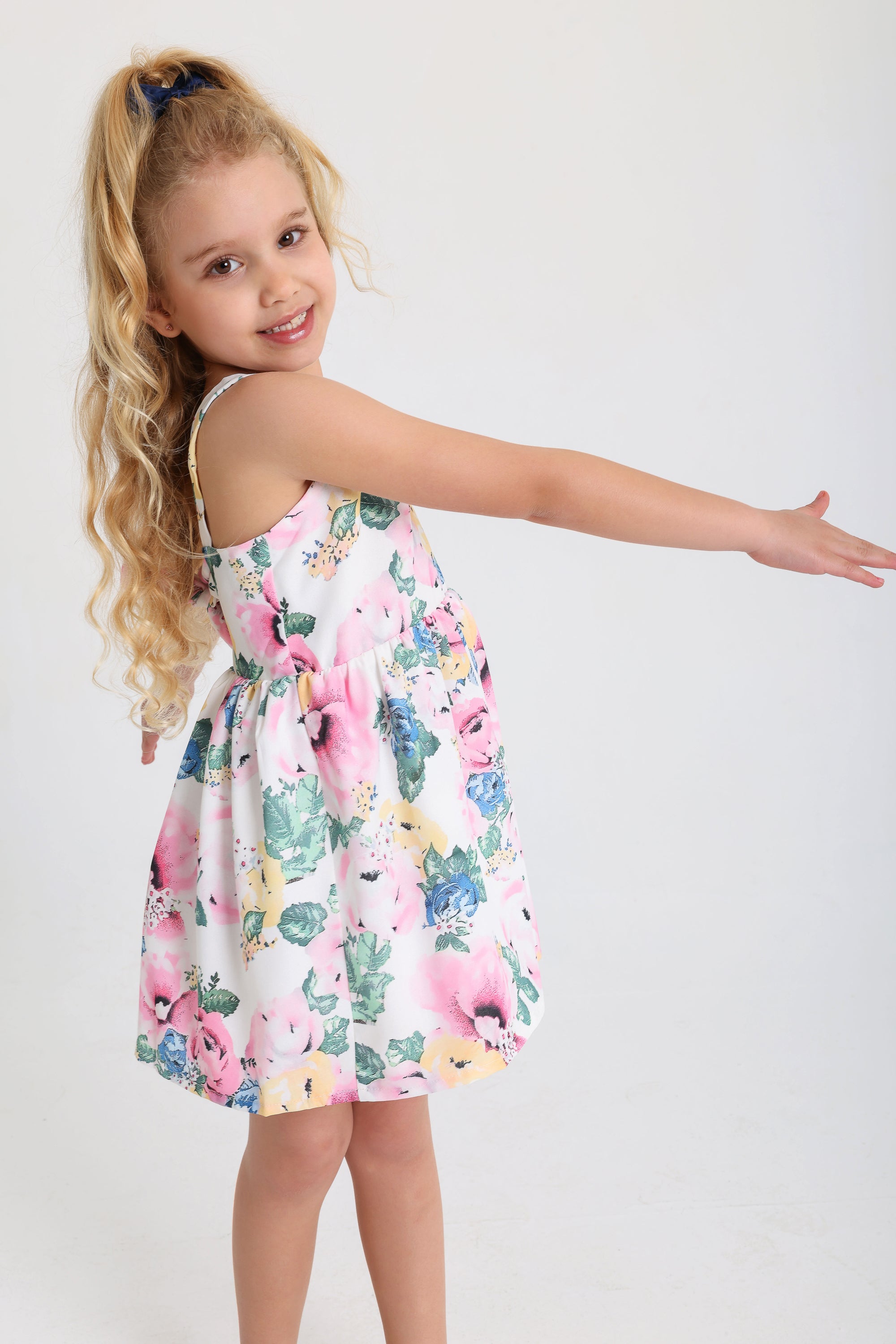 Summer Flowers Bow Dress