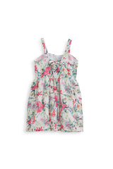 Flory Back Bowed Dress