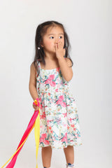 Flory Back Bowed Dress