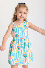 Wavey Colors Dress