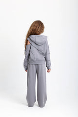 Cold Shoulder Cotton Gray Set