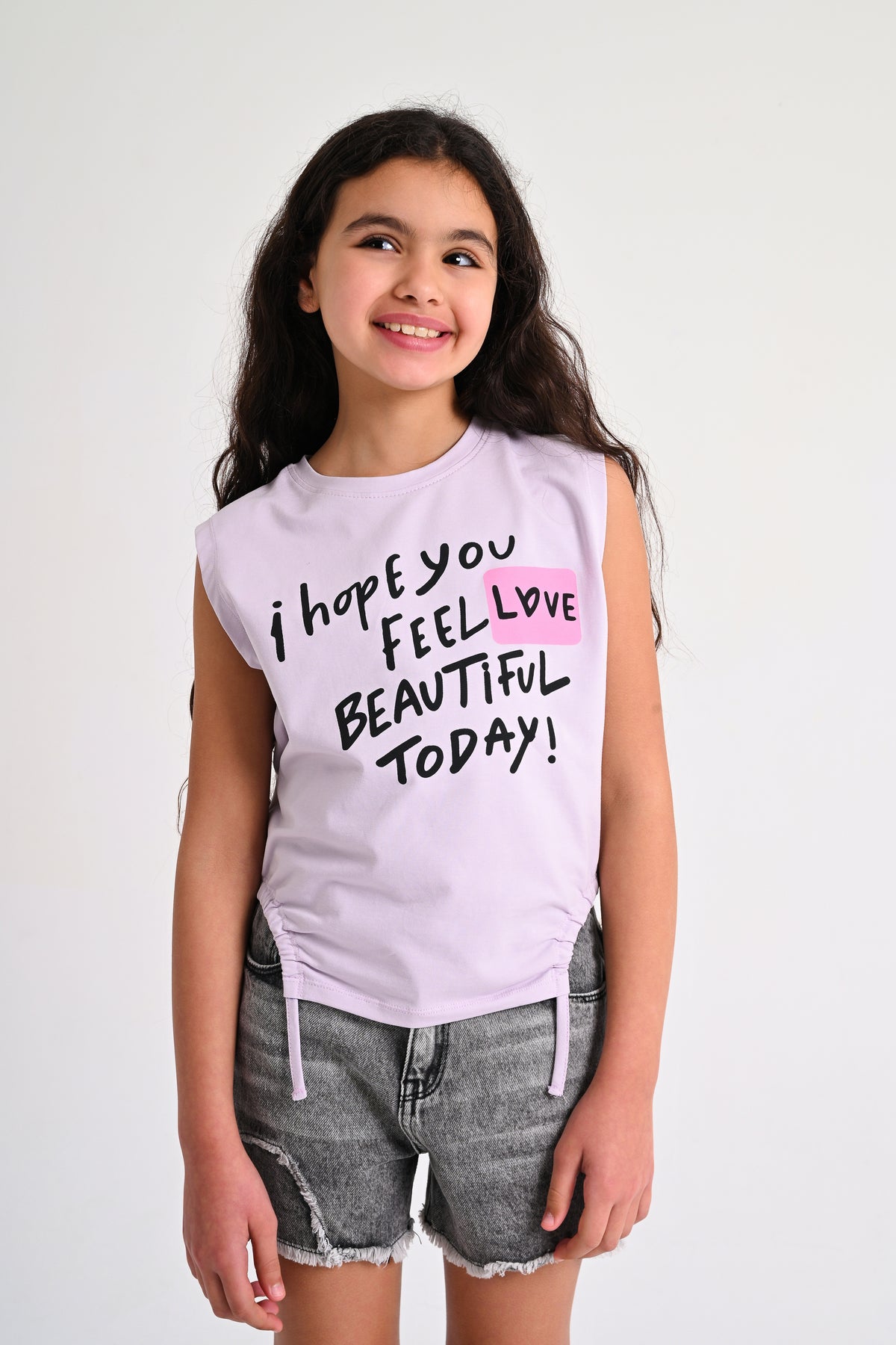 Loose Cut T-shirt - Purple