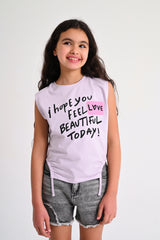 Loose Cut T-shirt - Purple