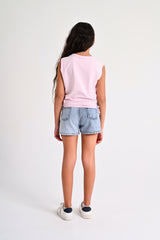 Loose Cut T-shirt - Pink