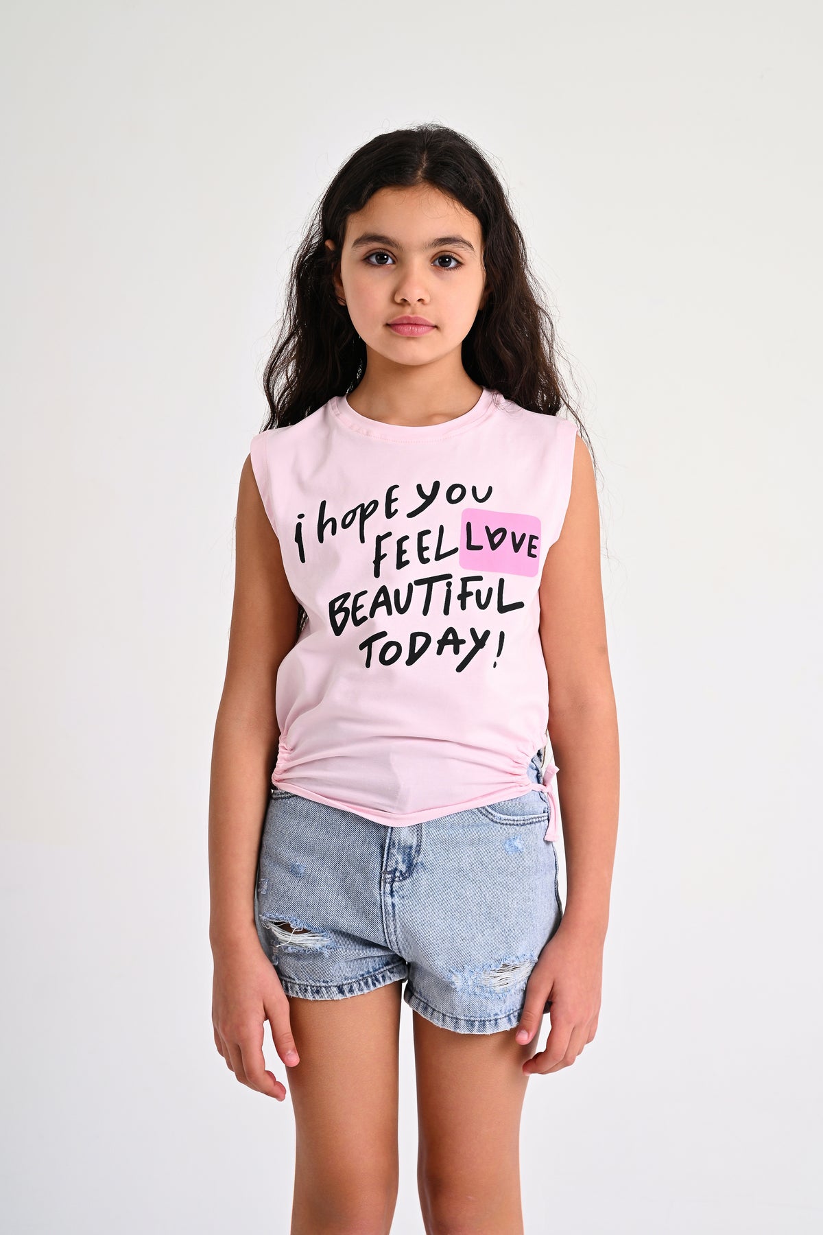 Loose Cut T-shirt - Pink