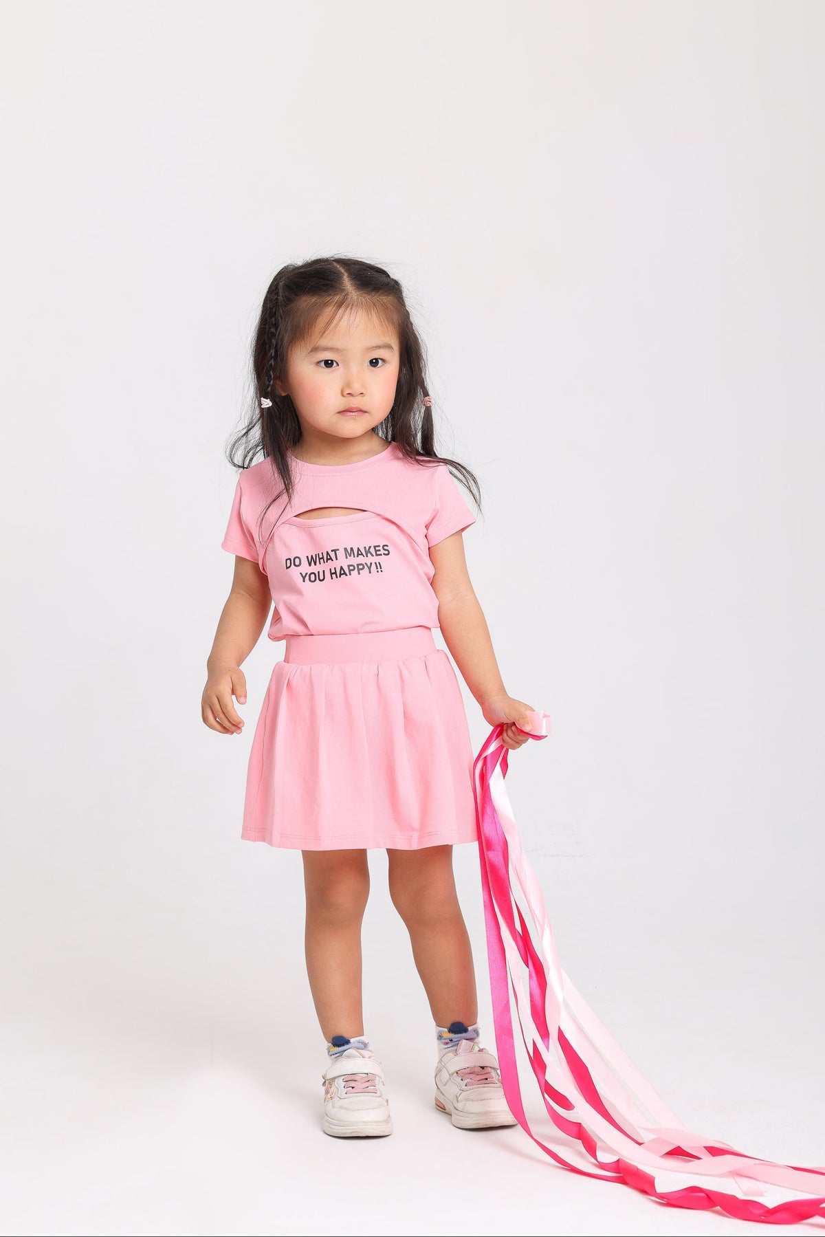 Cut-out Look Skort Set - Fushi