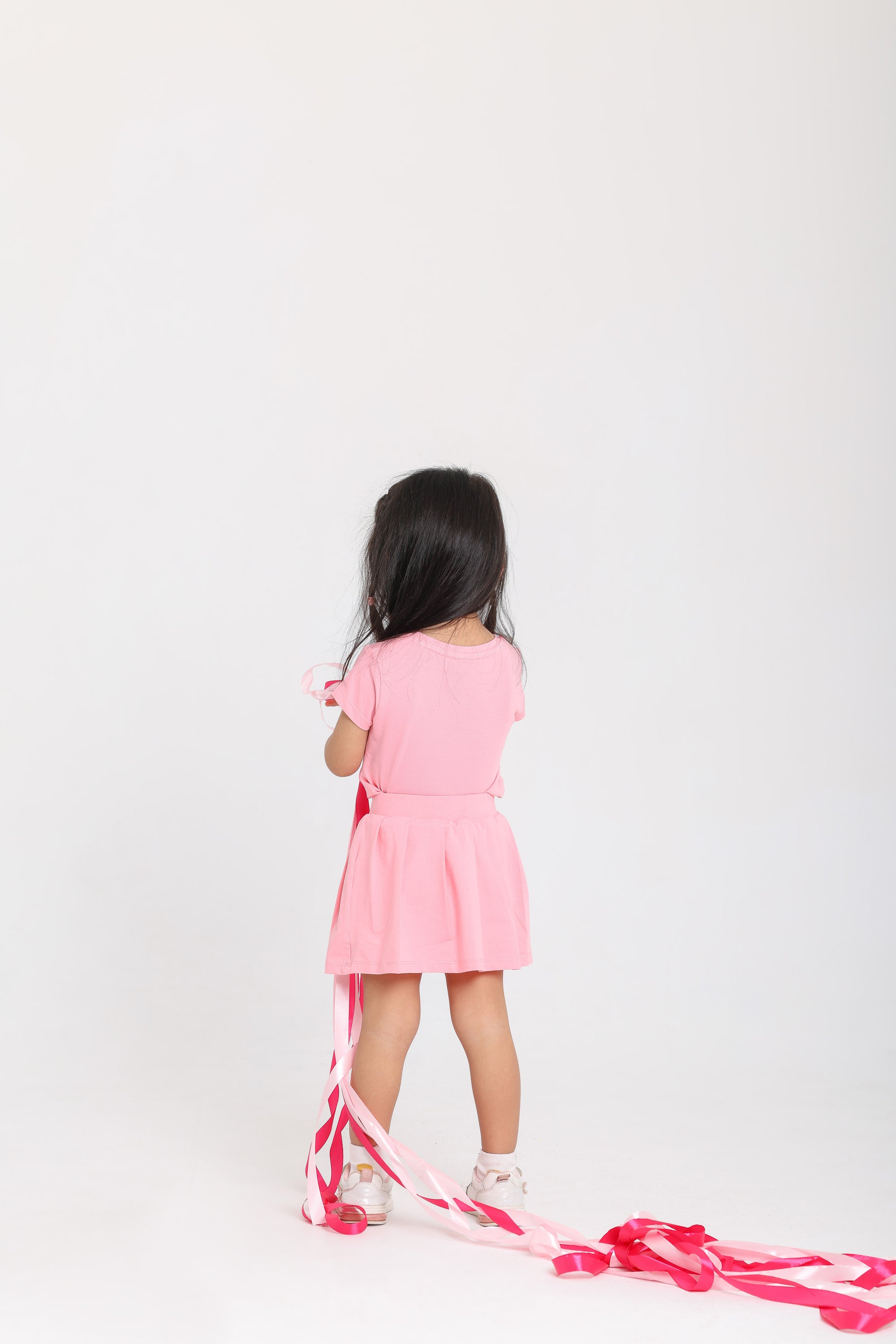 Cut-out Look Skort Set - Fushi