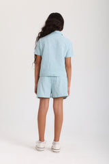 Bow Frill Woven Set - Pistage