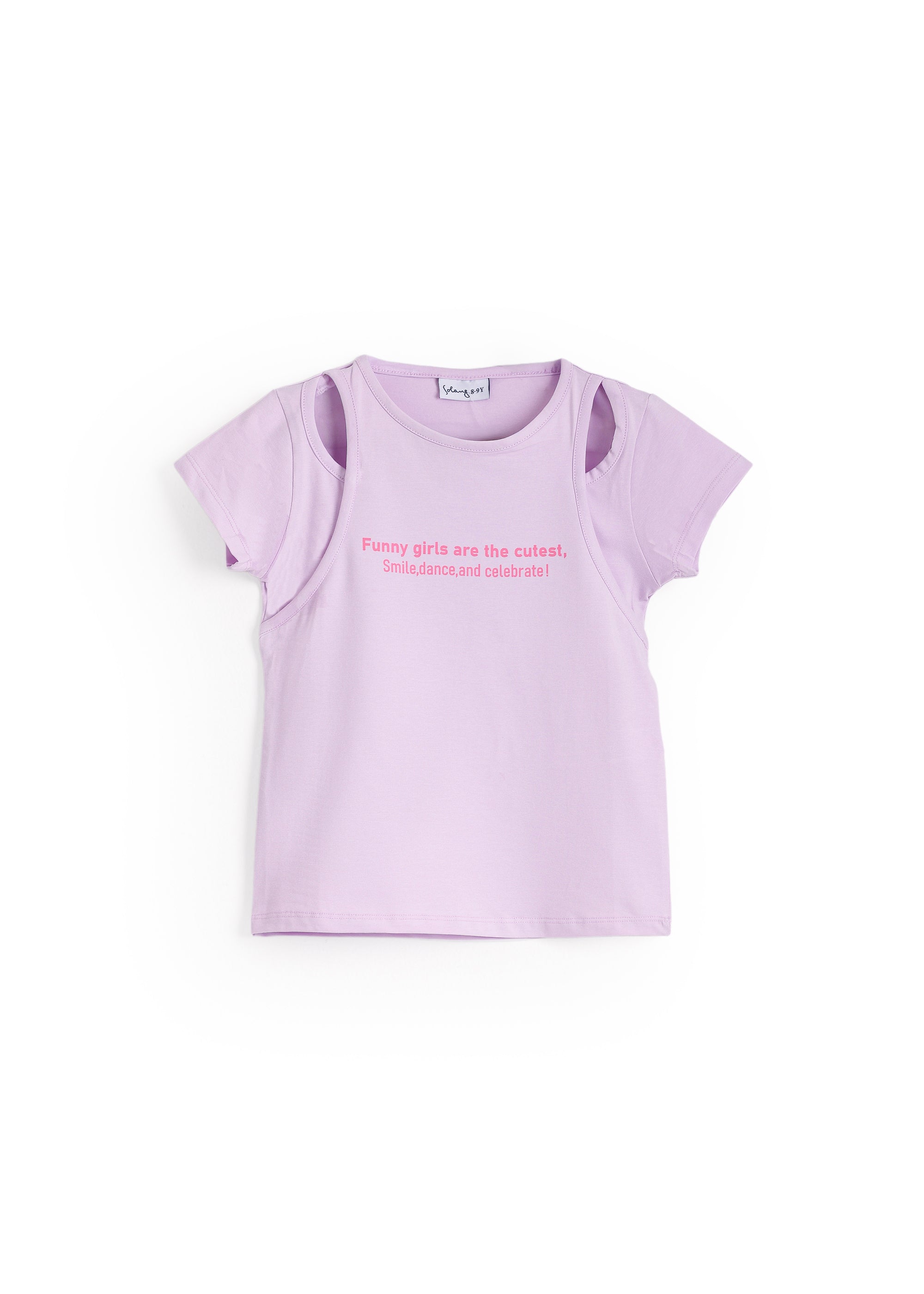 Cut-Out T-shirt - Purple