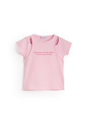 Cut-Out T-shirt - Rose