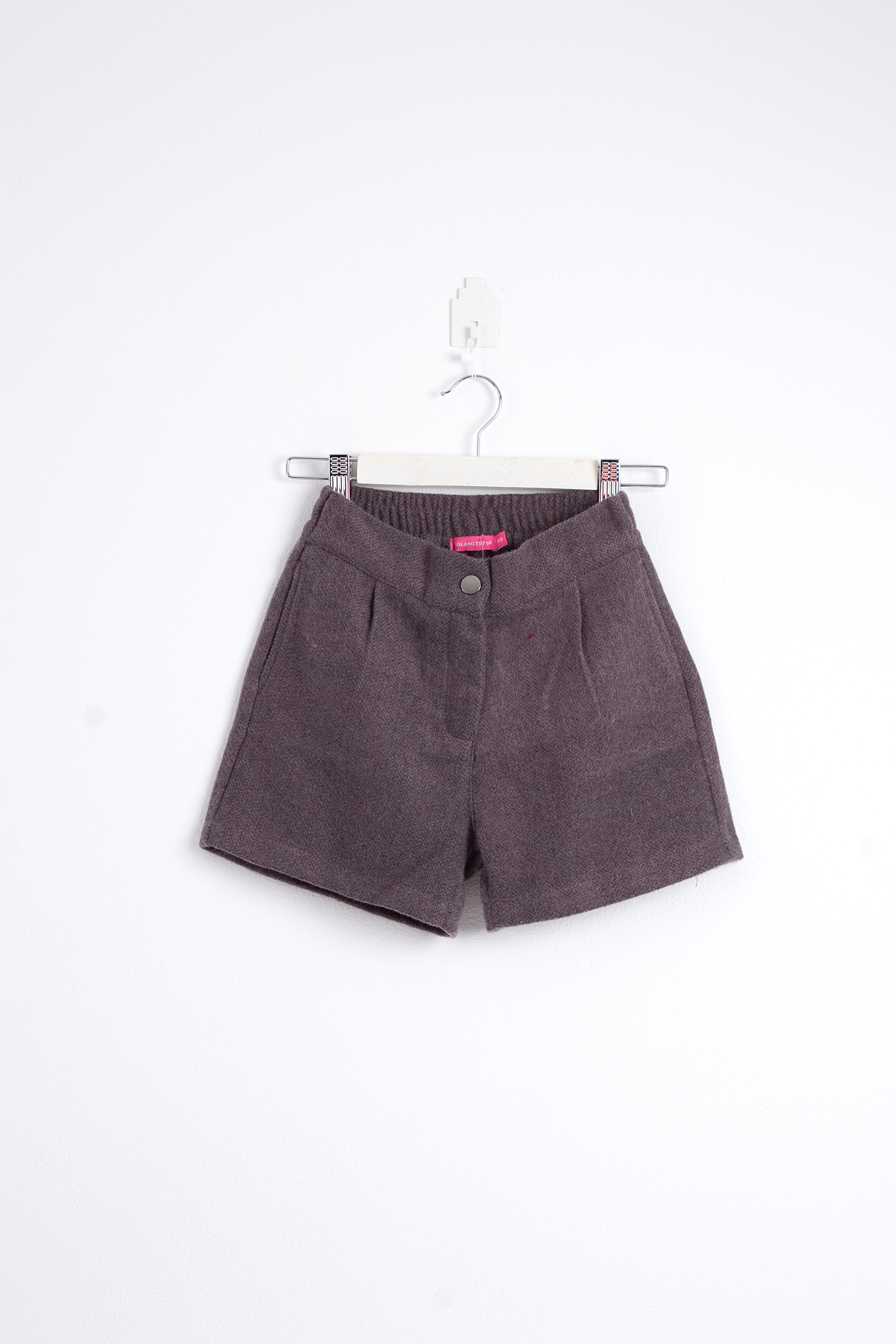 Plain Wool Short