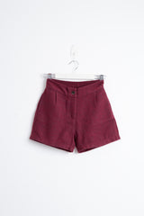 Plain Wool Short