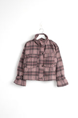 Brownish Winter Girls Shirt Top