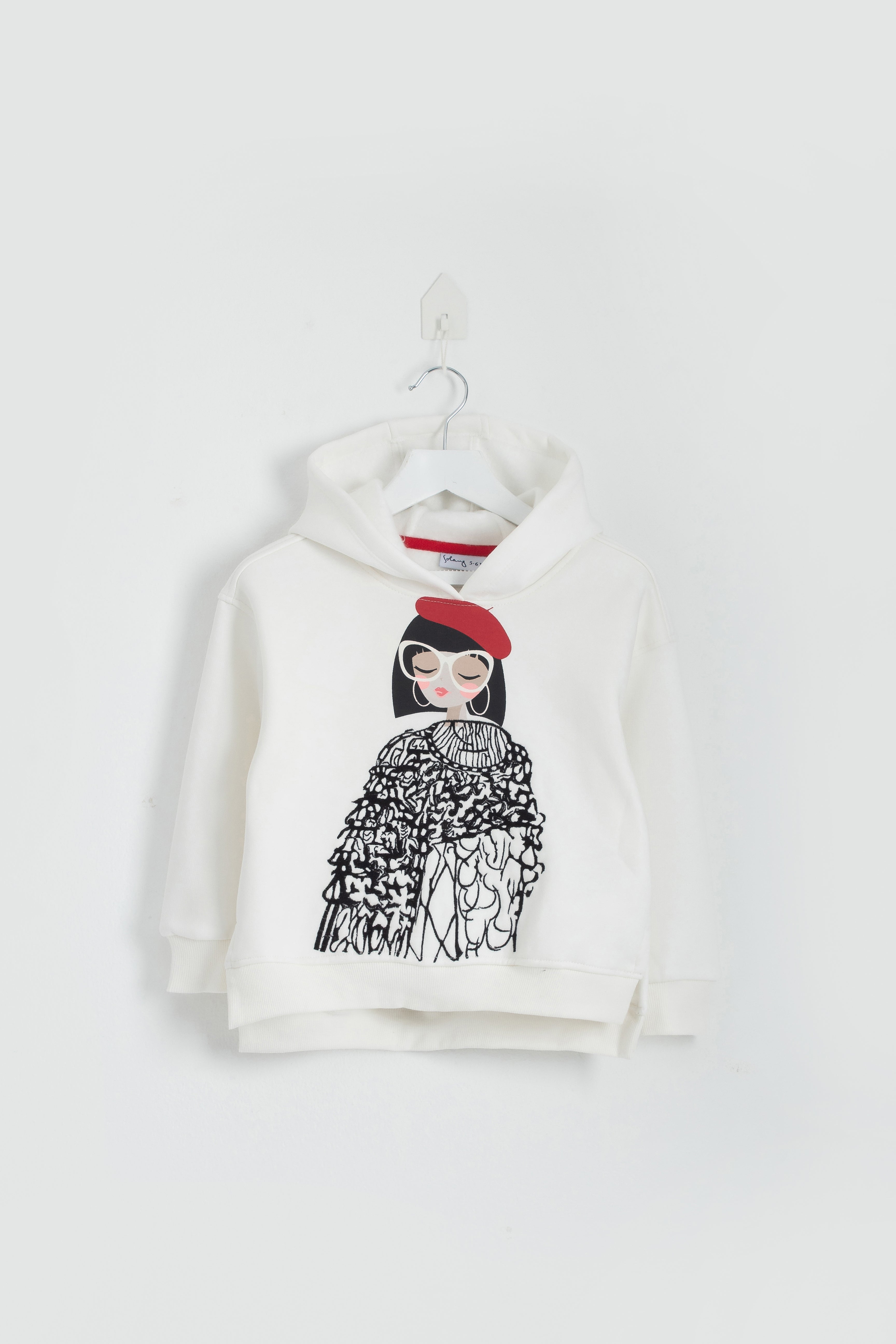 Red Beret Girl Sweetshirt