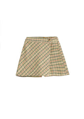 Yellow Wrap Style Skort