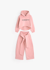 Cozy Tie-Up Hoodie PJ -Kashmier