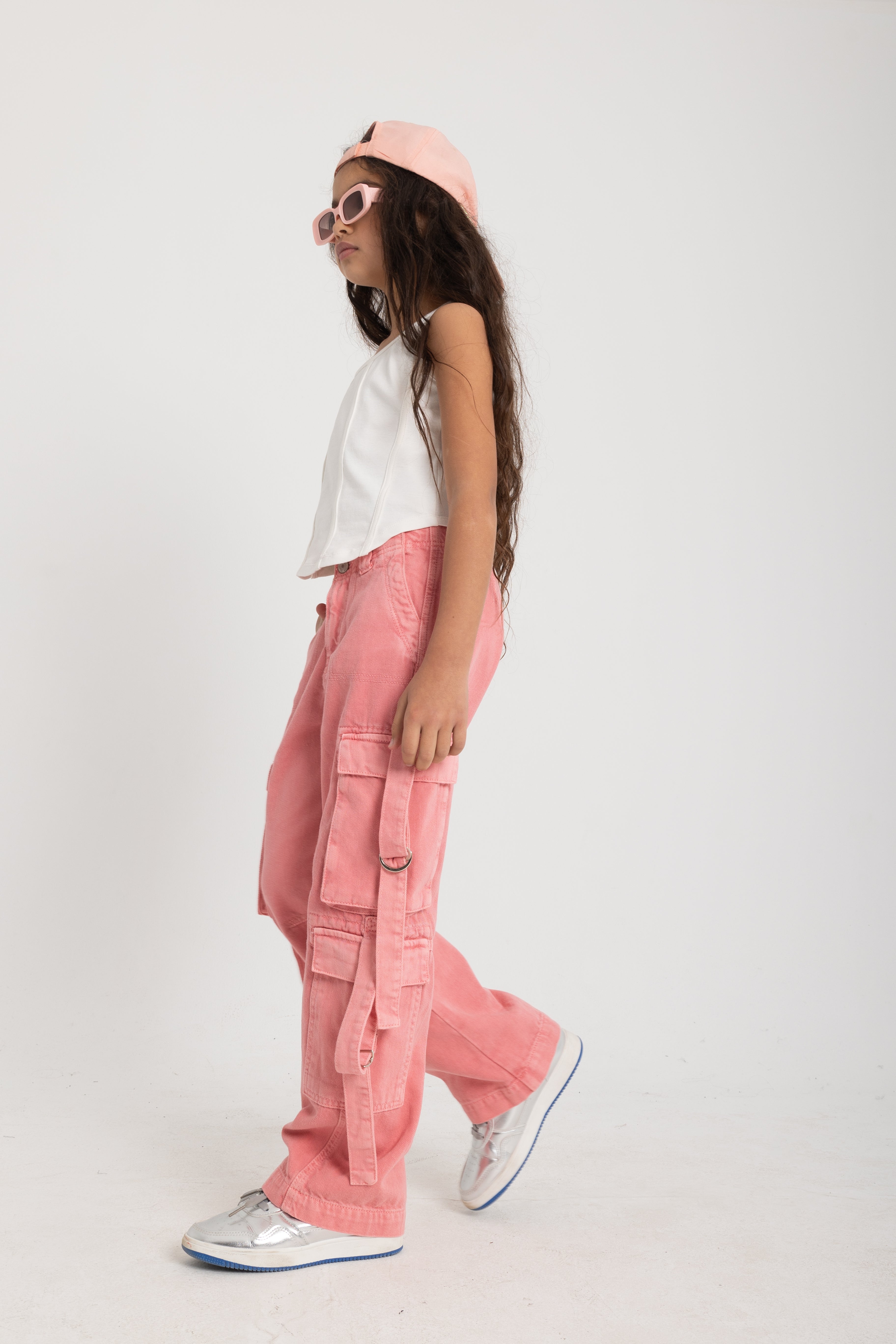 Girls Baggie Gabardine Pant