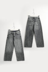 Light Gray Wide Leg Jeans