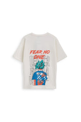Fear No One T-shirt - Offwhite