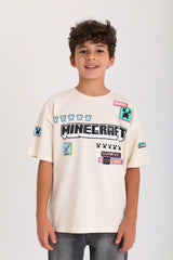 Minecraft T-shirt - Beige